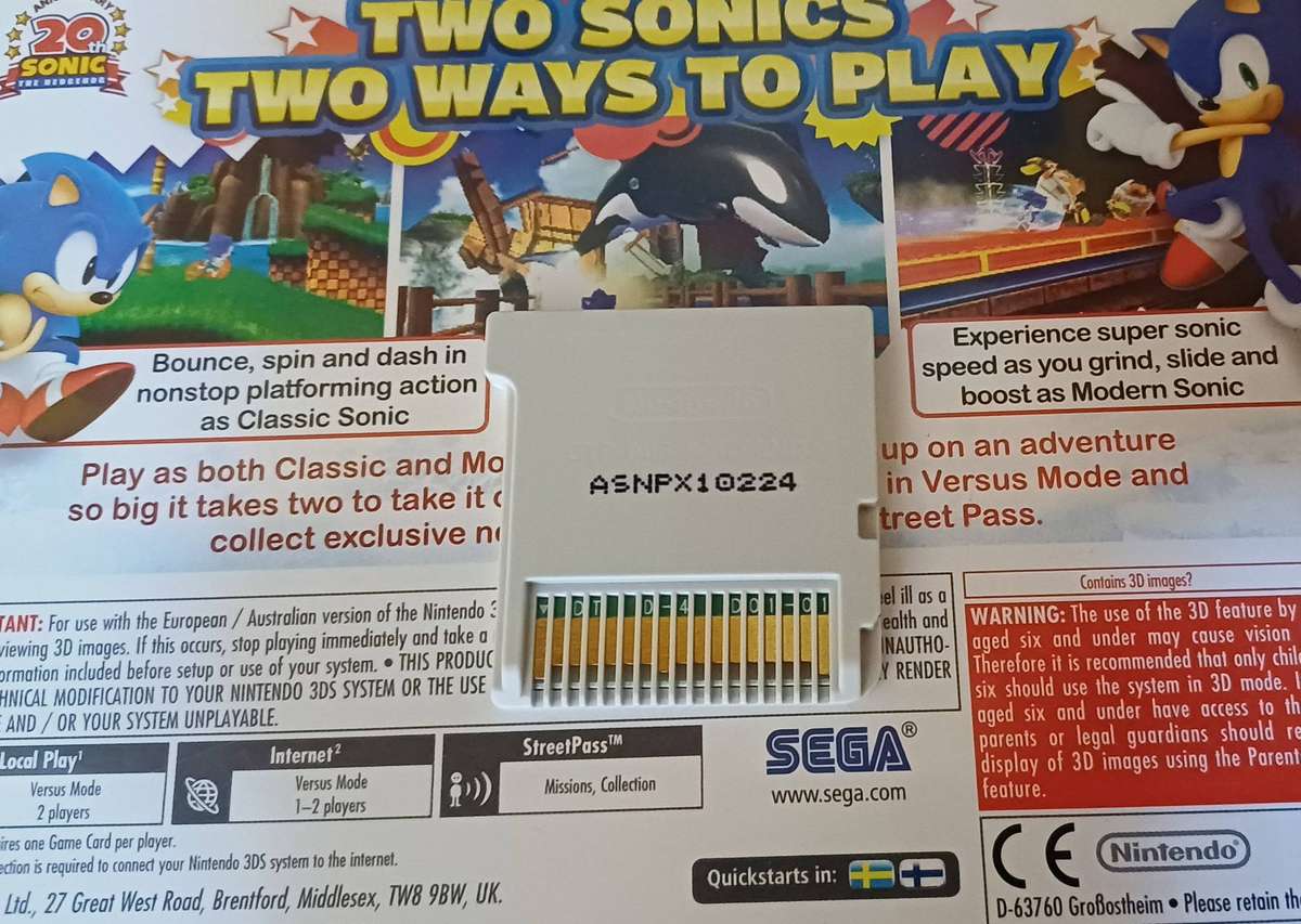 Sonic Generations Nintendo (3DS)