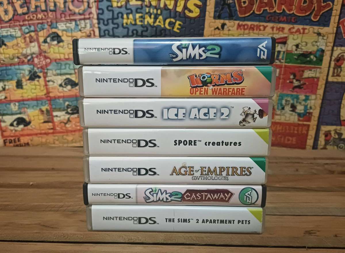 Nintendo DS Lite Console + Games