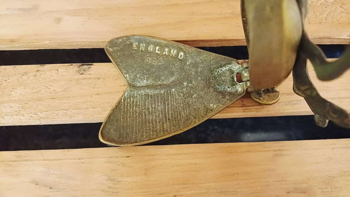 Vintage Brass Fly Trinket Box/Ring Holder/Ashtray