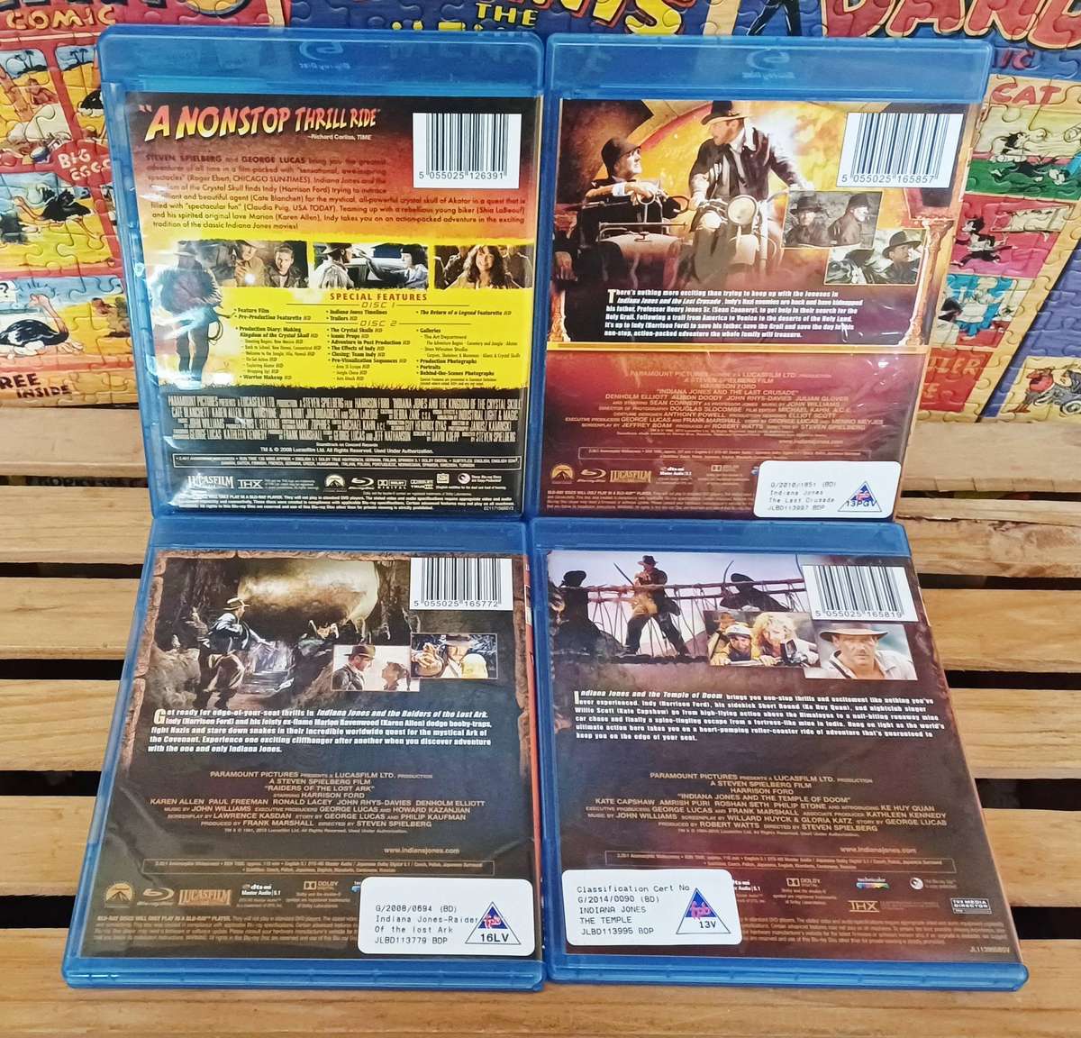 Indiana Jones Collection (Blu ray)