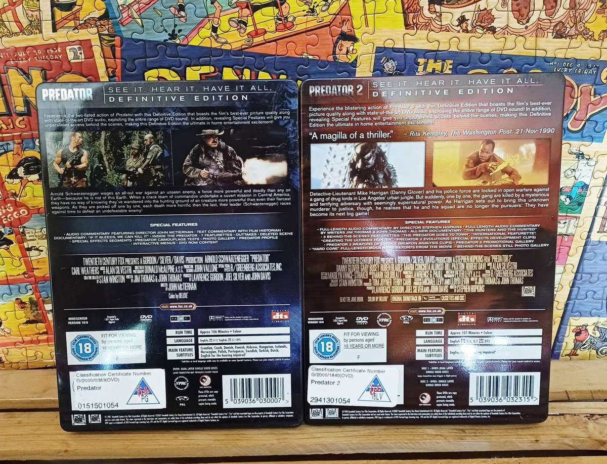 Predator 1 & 2 - Definitive Edition (Steelbook/DVD)