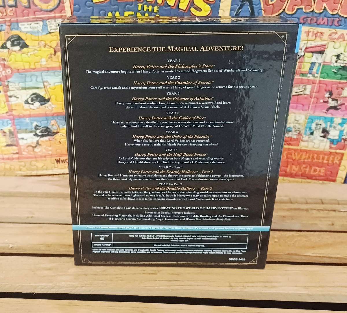 Harry Potter - Complete 8 Film Collection (Blu ray)