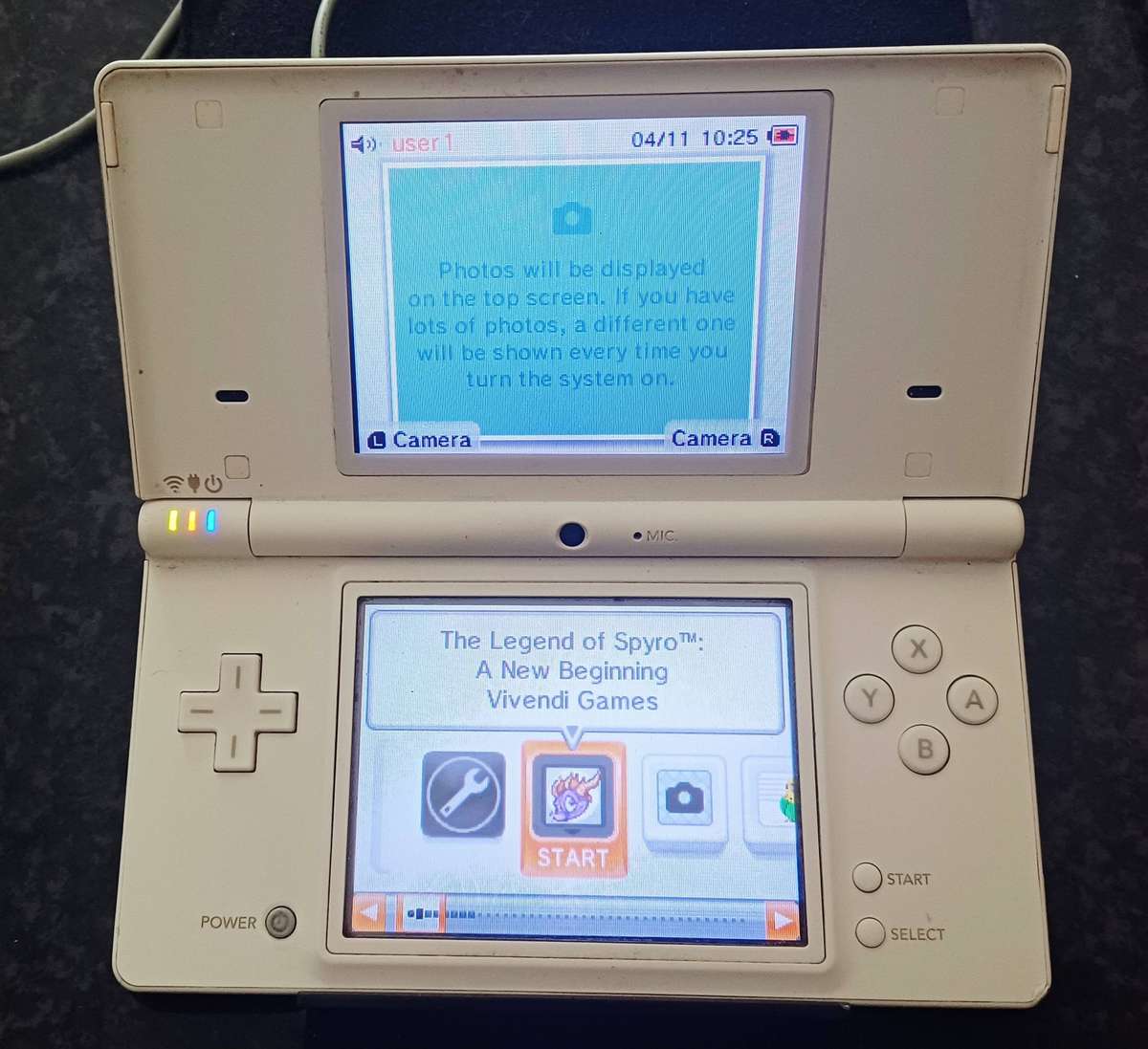 Nintendo DS Handheld Console + Charger