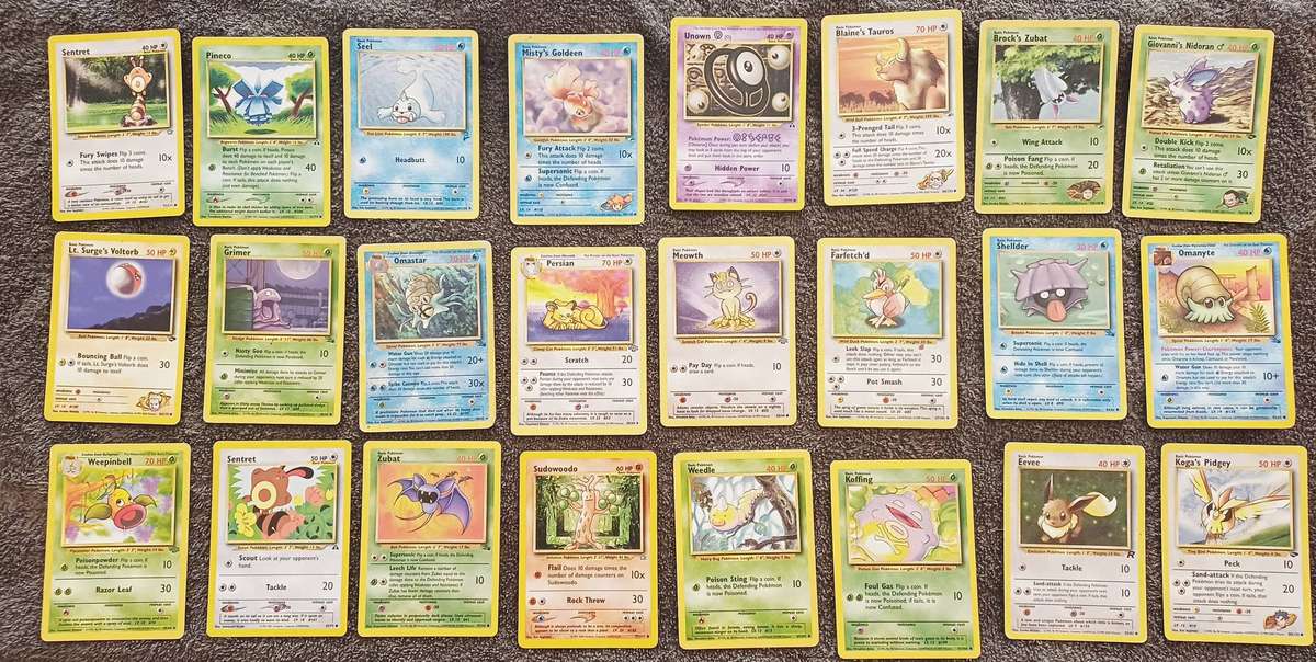 Bundle of Vintage Original Pokemon Cards (x176)