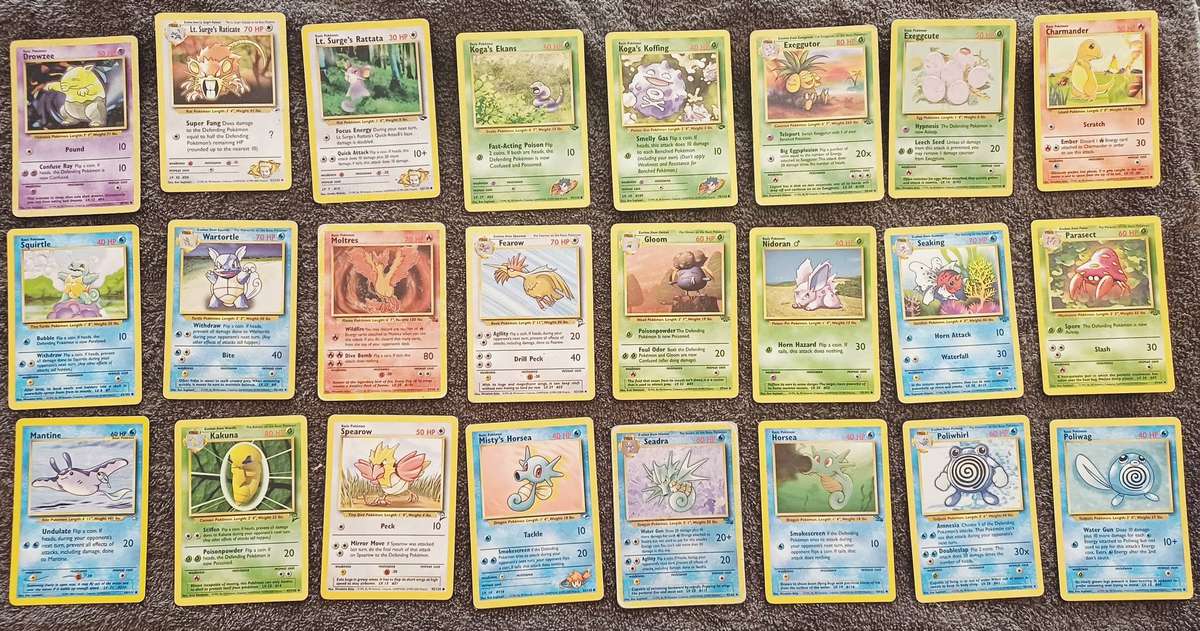 Bundle of Vintage Original Pokemon Cards (x176)