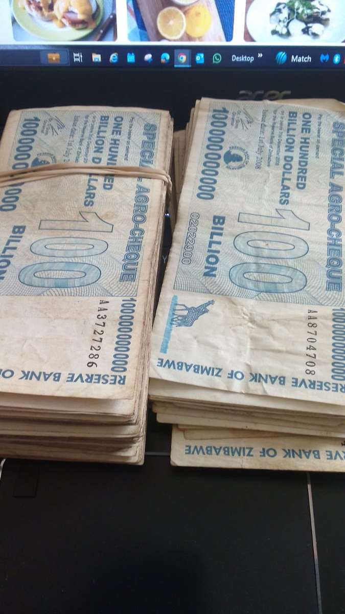 Zimbabwe 100 Billion Dollars Special Agro Cheque, 2008, P-64, Used -  Circulated