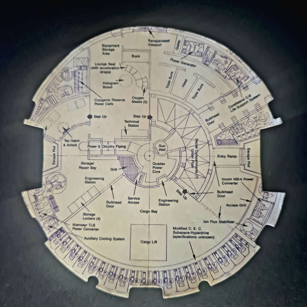 Star Wars. Toys. Millennium Falcon and Death Star.