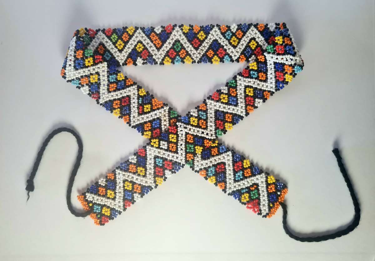 Bead belt. Handmade