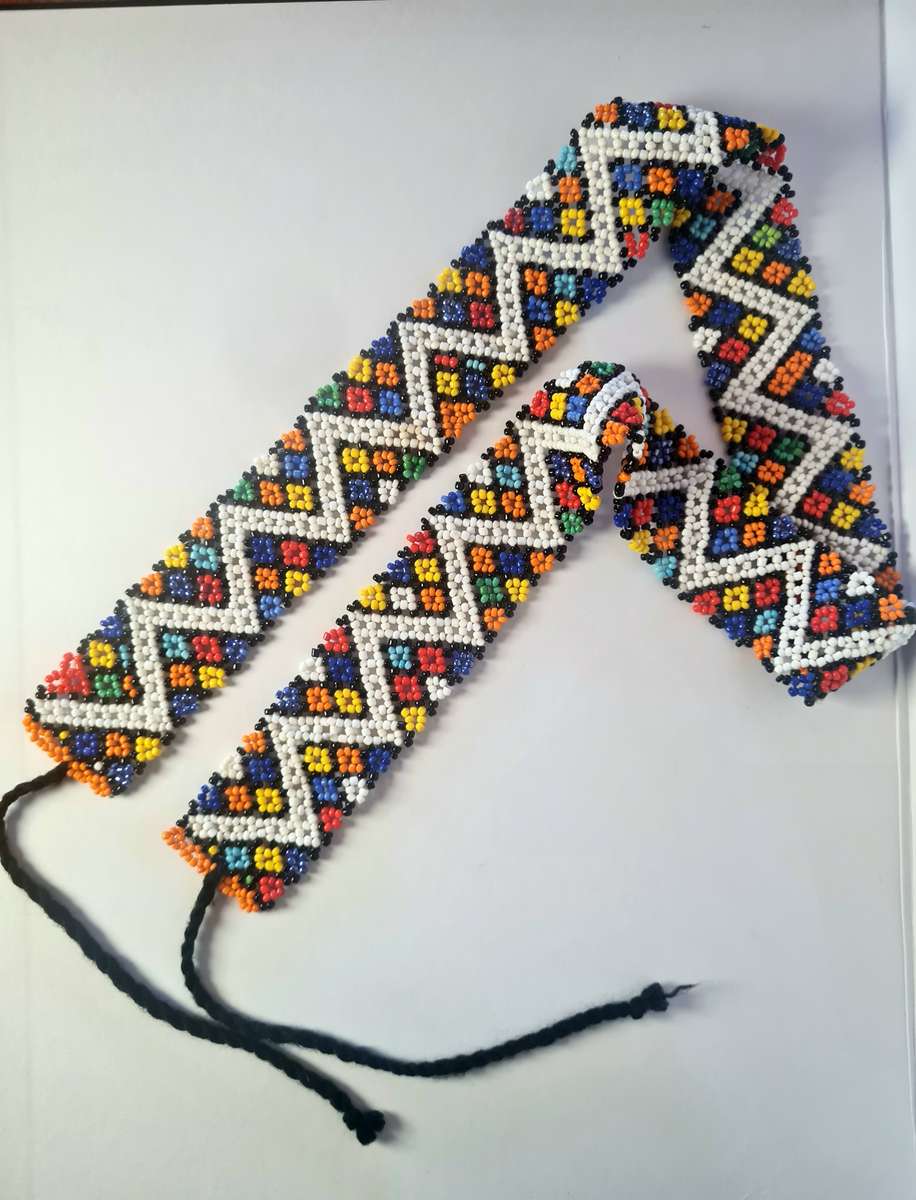 Bead belt. Handmade