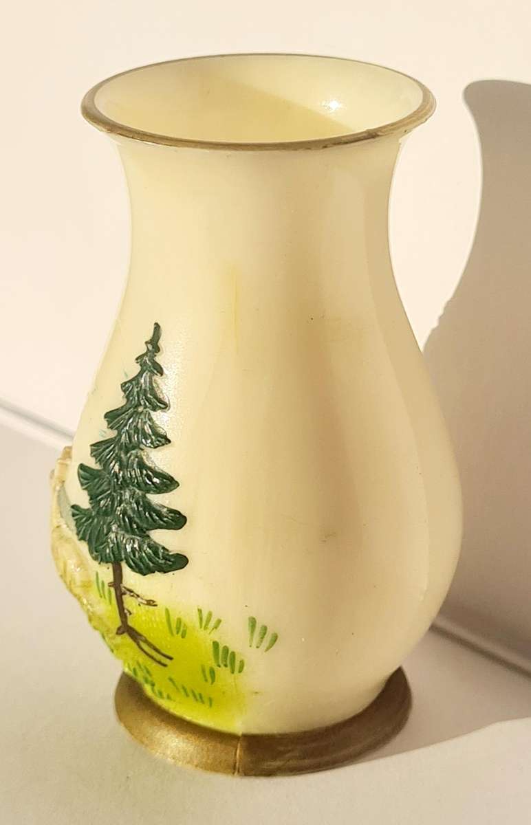 Vintage plastic, miniature vase