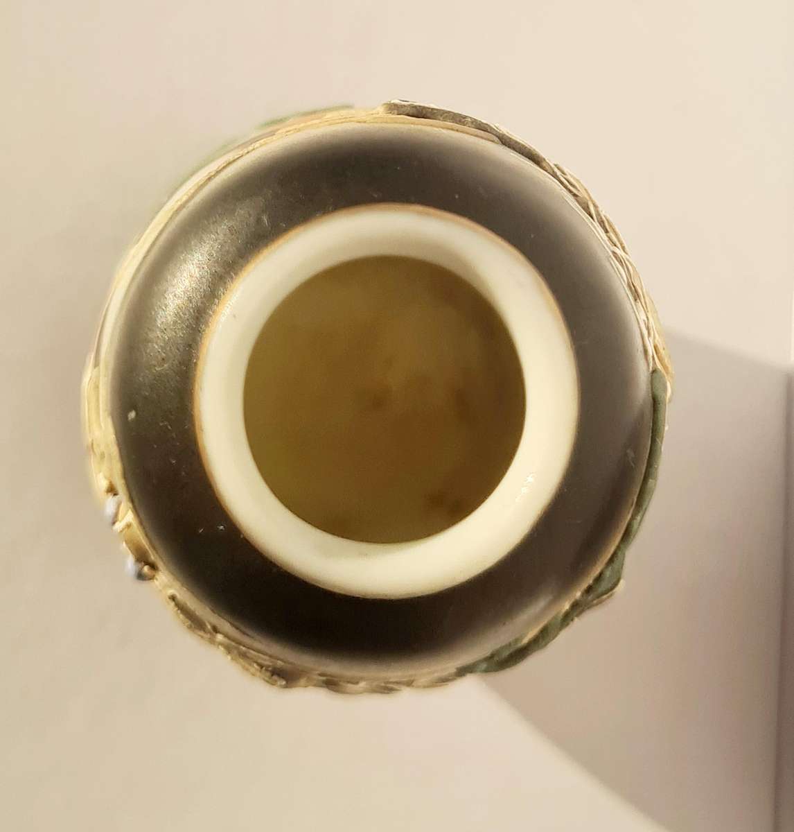 Vintage miniature dragon moriage vase