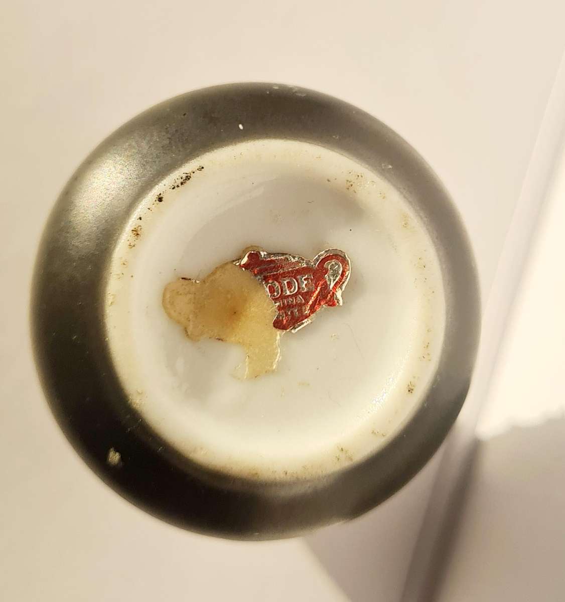 Vintage miniature dragon moriage vase