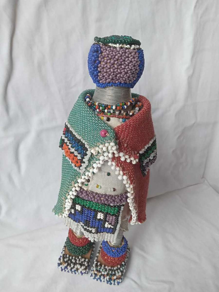 Ndebele beaded doll
