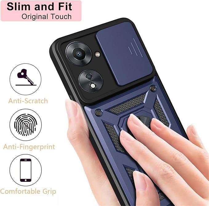 Shockproof Case For Samsung Galaxy S24 Fe With Camera Sliding Window