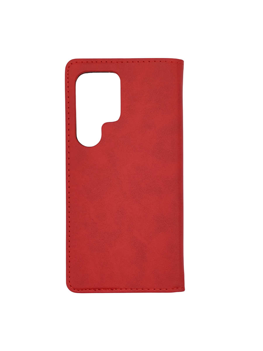 Leather Flip Book Cover Compatible With Samsung S25 Ultra