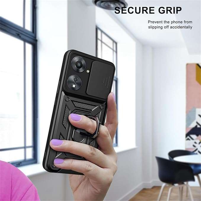 Samsung Galaxy A16 Shockproof Case With Camera Sliding