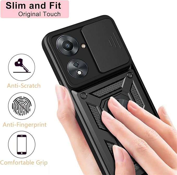 Shockproof Case For Samsung Galaxy S24 Fe With Camera Sliding Window