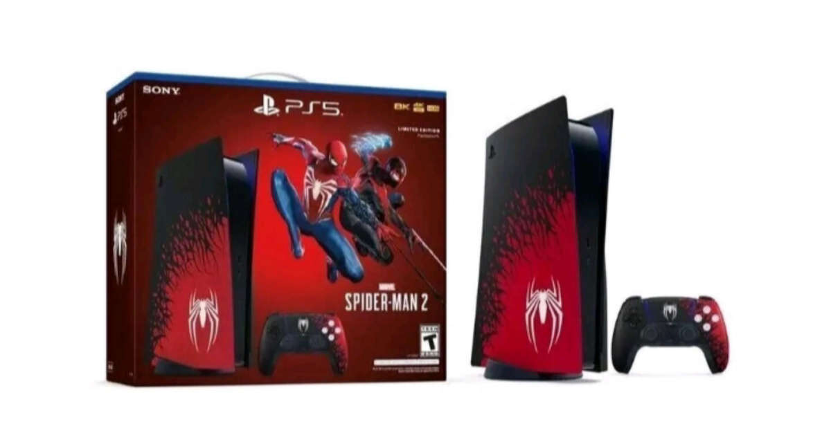 Limited edition Spiderman 2 PS5 Console