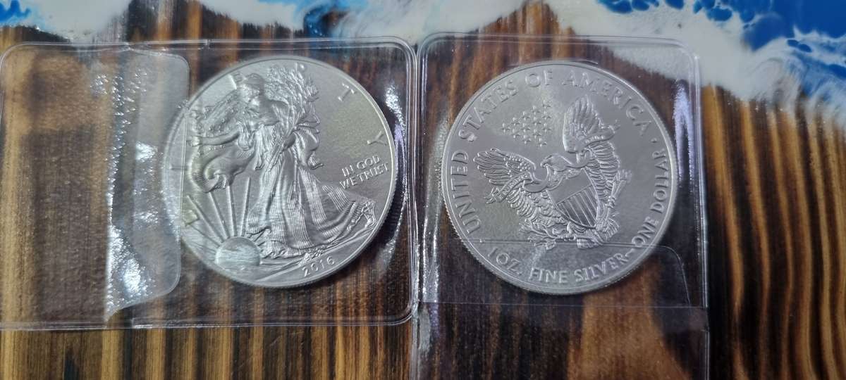 1oz silver Dollars (eagles)