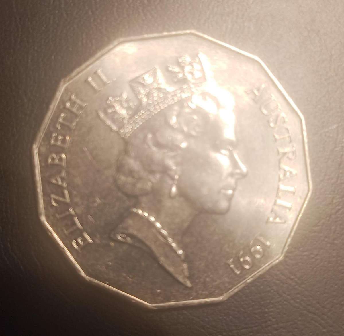 1991 Rams Head fifty cent coin 50c 25th Anniversary Royal Australian Mint-Decimal Change Over