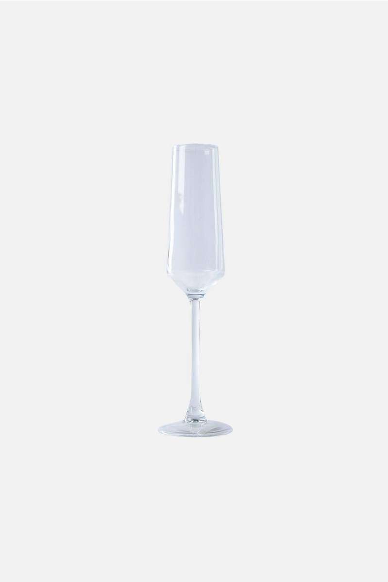 Champagne Glass Flute  Clear (2 Pack)