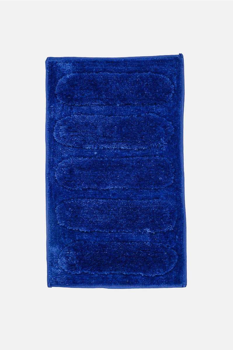 Single Micro Tufted Bath Mat  Size 1  Navy