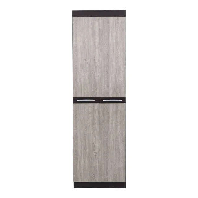 3 Piece Kitchen Cabinet Unit Storage System Light Brown Finish