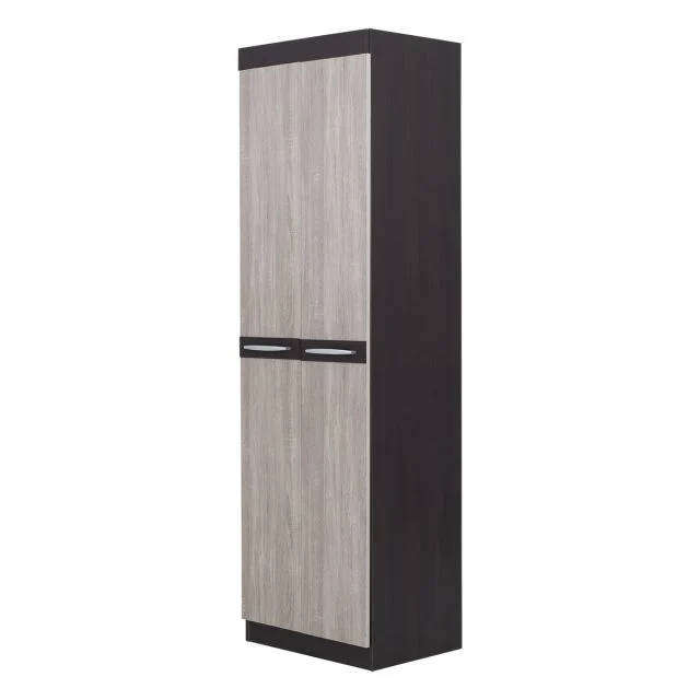 3 Piece Kitchen Cabinet Unit Storage System Light Brown Finish