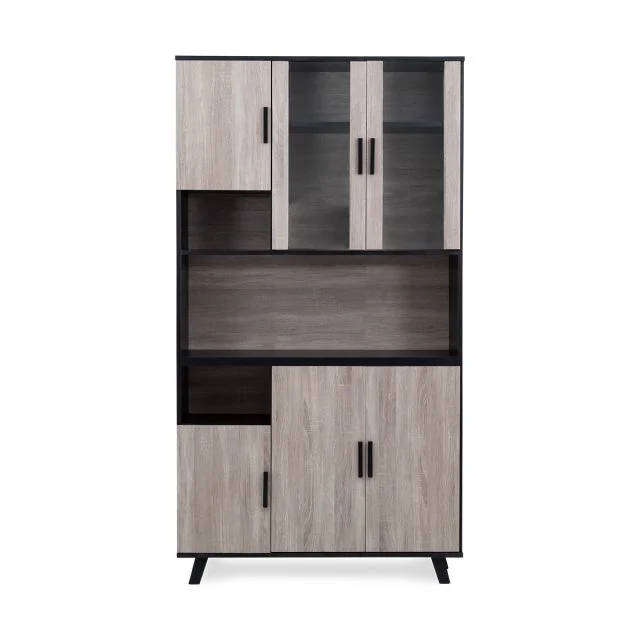 3 Piece Kitchen Cabinet Unit Storage System Napa Finish