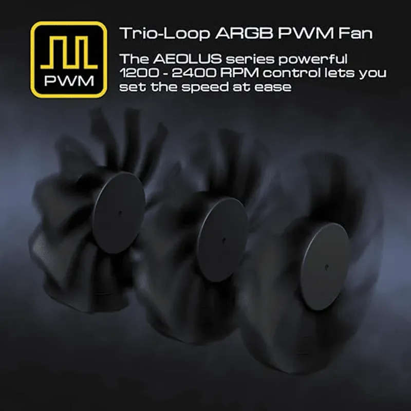 Gamdias Chione E2-120 LITE 2 Liquid CPU Cooler - High-Performance AIO Cooling