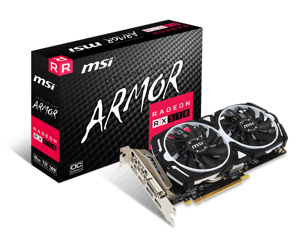 RX 570 Armor OC 8GB | Solid 1080p Gaming GPU