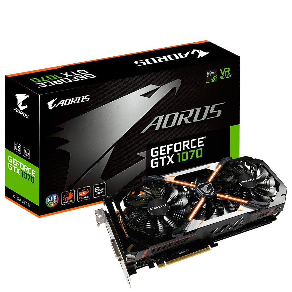 Aorus GTX 1070 (8GB)  High-Performance Graphics Card
