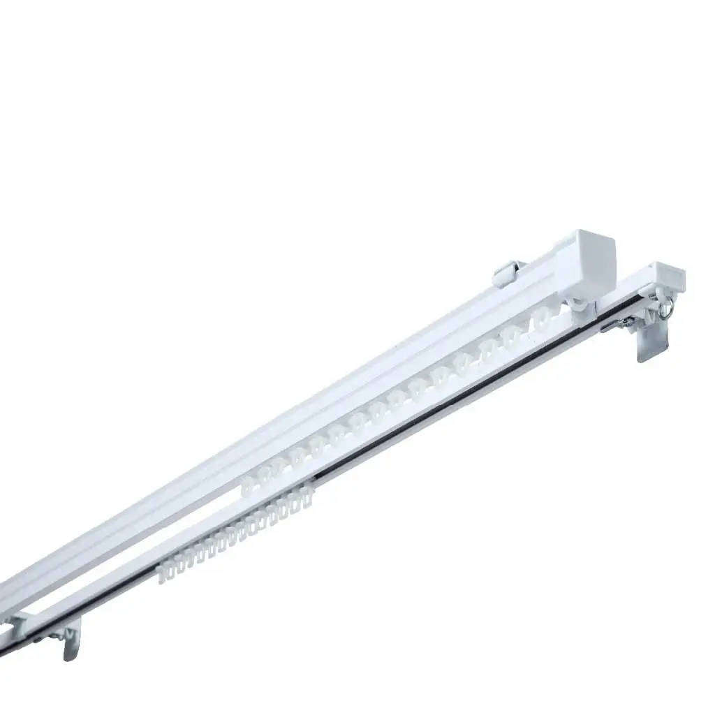 Curtain Track, Double, Aluminium, 3 Meter