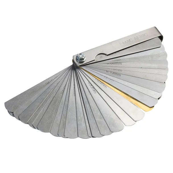 MAC AFRIC 32-Blade Dual-Scale Precision Feeler Gauge Set  Metric & Imperial