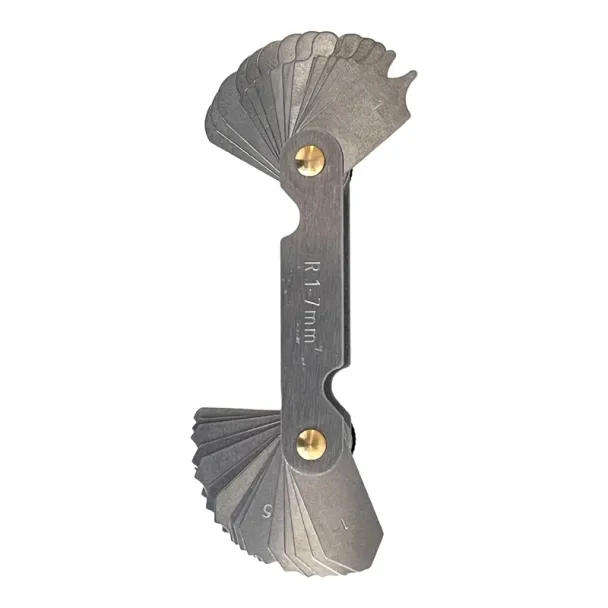MAC AFRIC Precision Radius Gauge Set  1 mm to 7 mm (0.25 mm Increments)