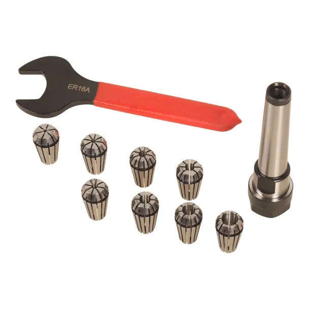 MAC AFRIC Collet Chuck Set MT2-MS2 with ER16 Collets (1.510 mm Range)