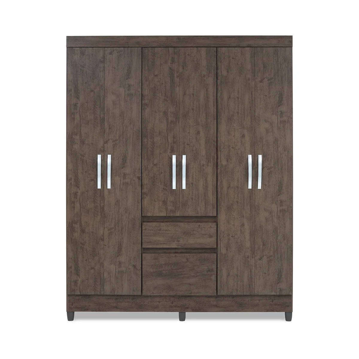 6 Door Wardrobe  Brown