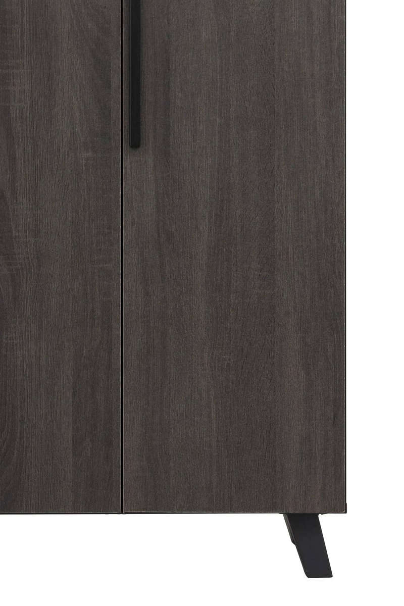 3 Door Wardrobe  Grey