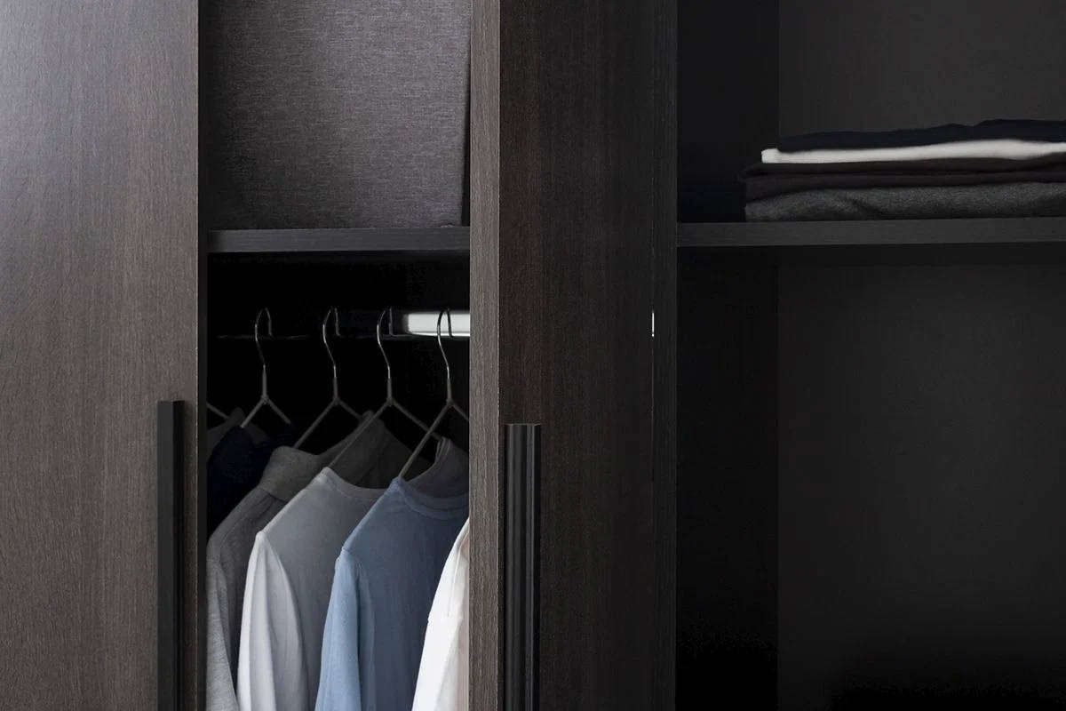 3 Door Wardrobe  Grey