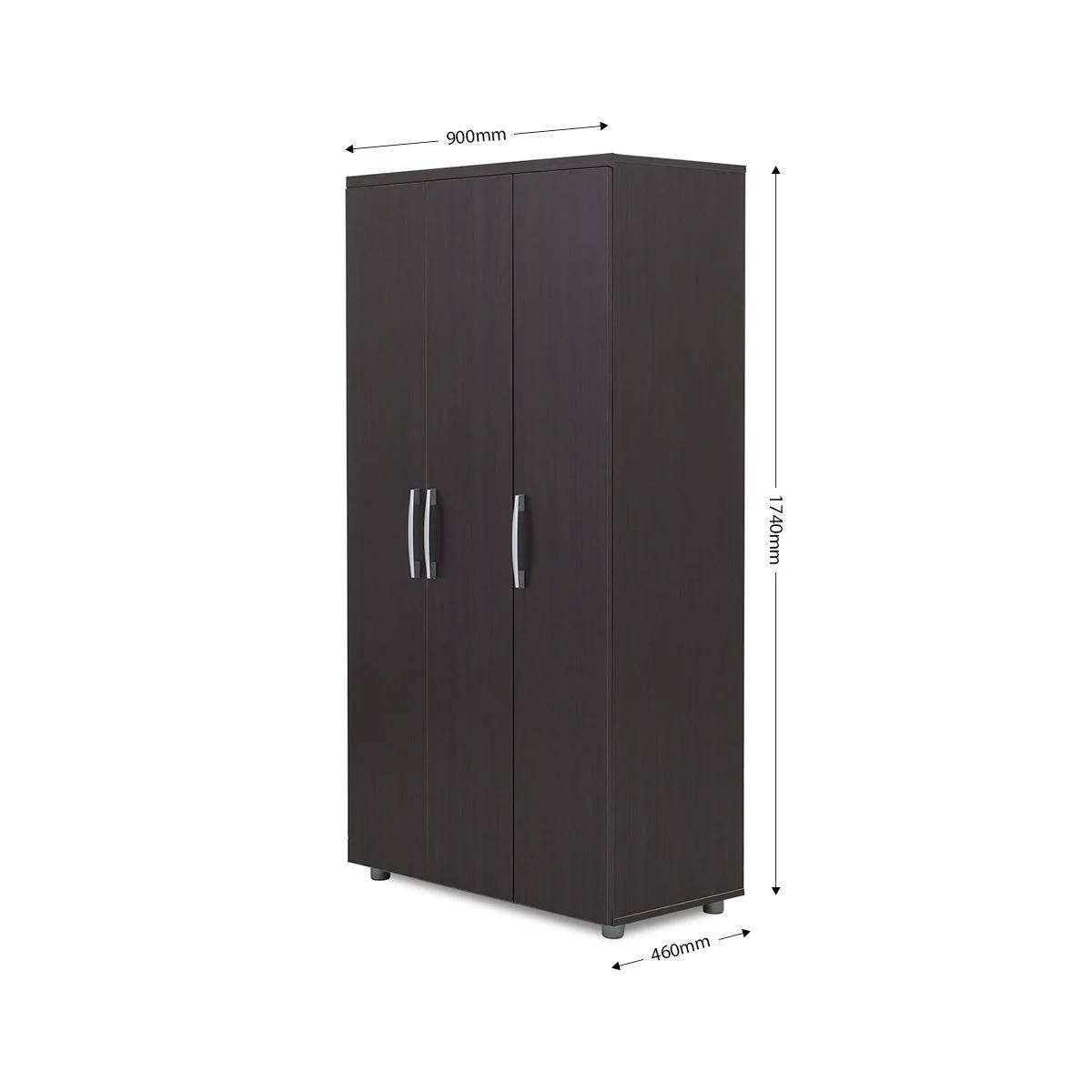 3 Door Wardrobe  Wenge
