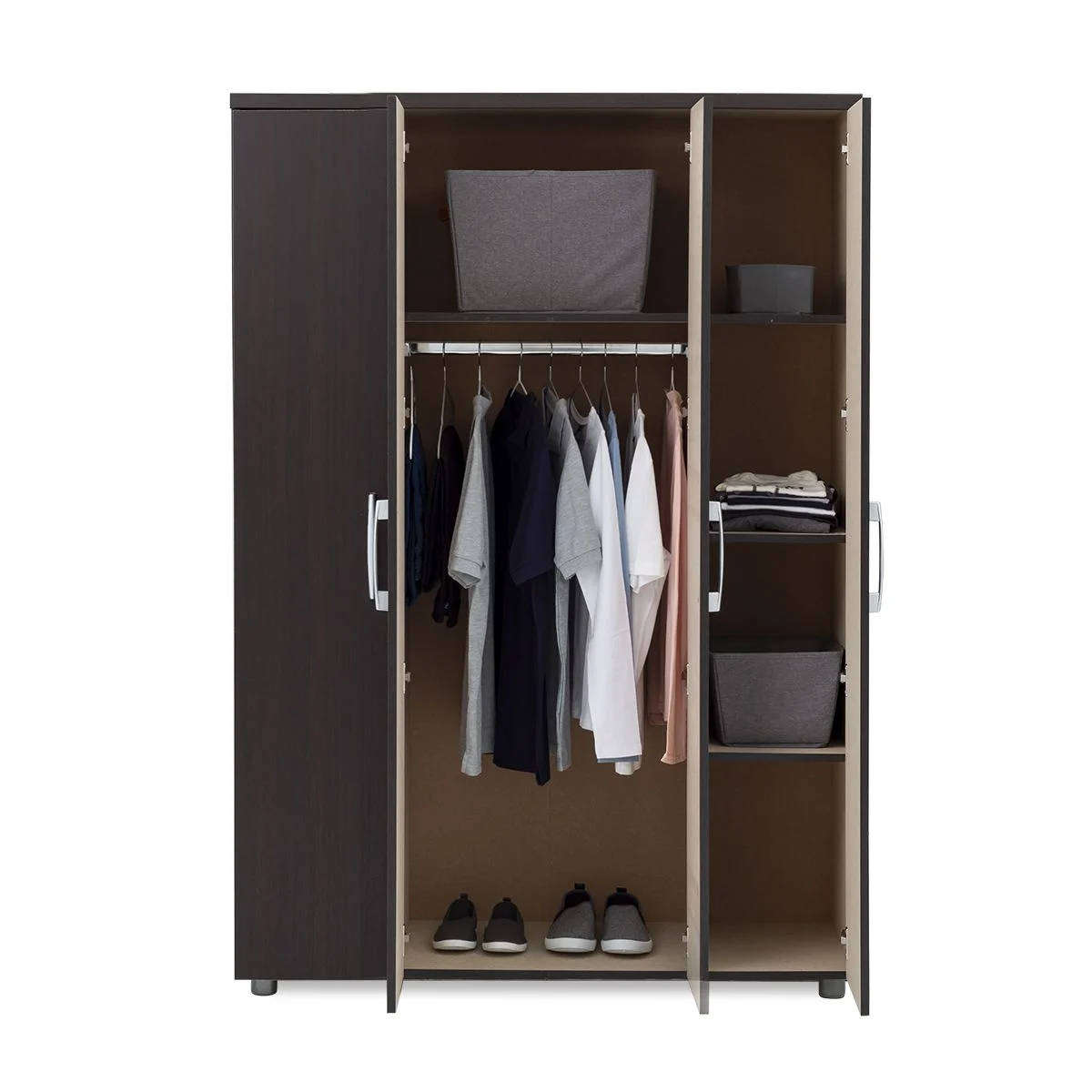 4 Door Wardrobe - Wenge
