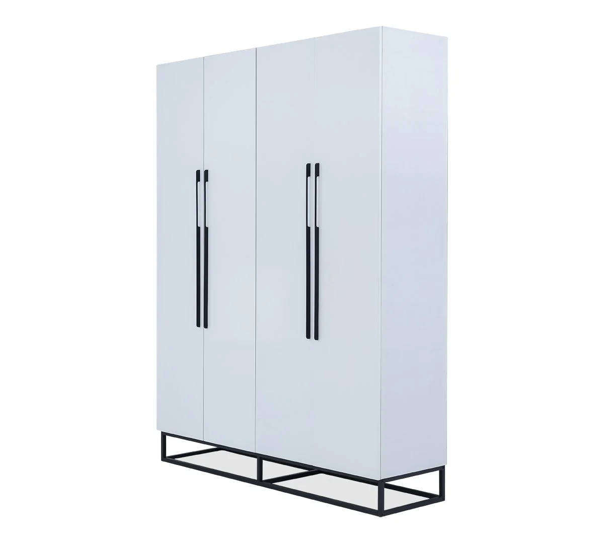 4 Door Wardrobe  White