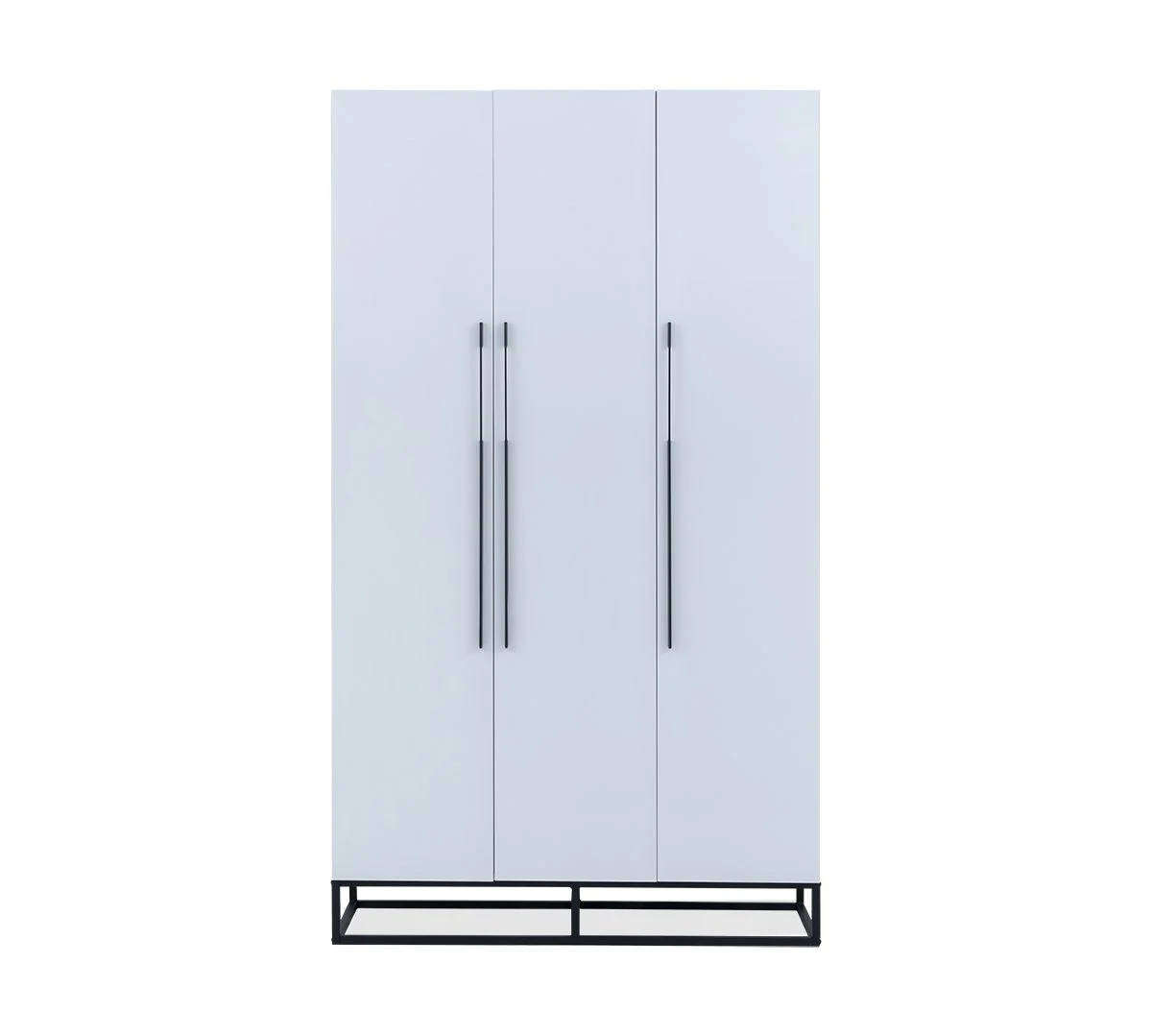 3 Door Wardrobe  White
