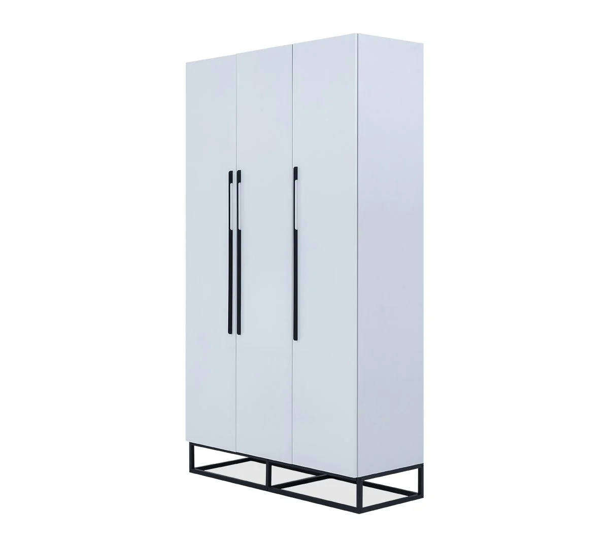 3 Door Wardrobe  White