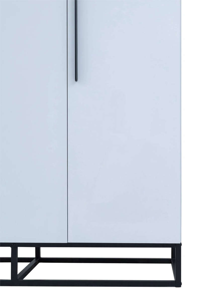 3 Door Wardrobe  White