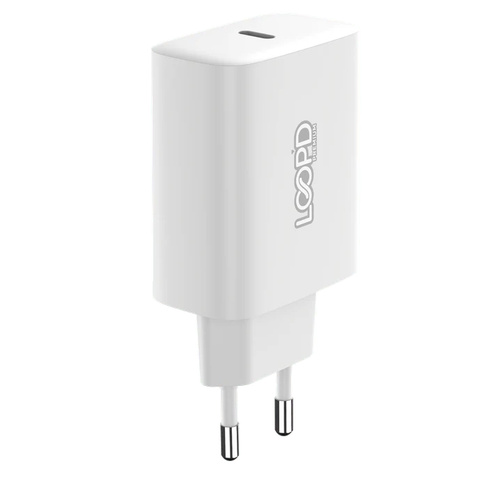 Loopd 1 Port 20W PD Charger-White