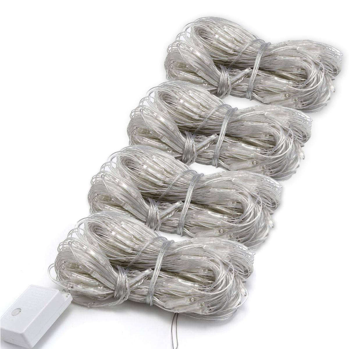 Christmas LED Fairy String Lights  20m  Pack of 4  Cool White