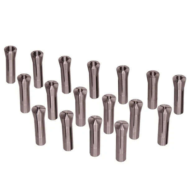 MAC AFRIC 17-Piece R8 Collet Set (420 mm, 65Mn Steel)
