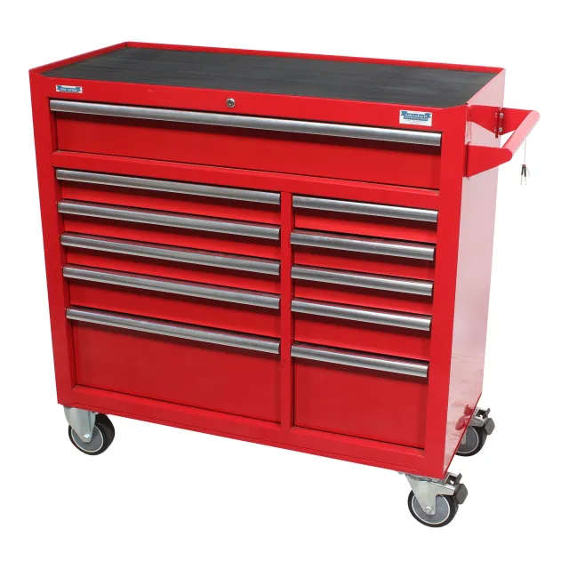 Professional 10 Drawer Trolley Tool Cabinet (Empty)