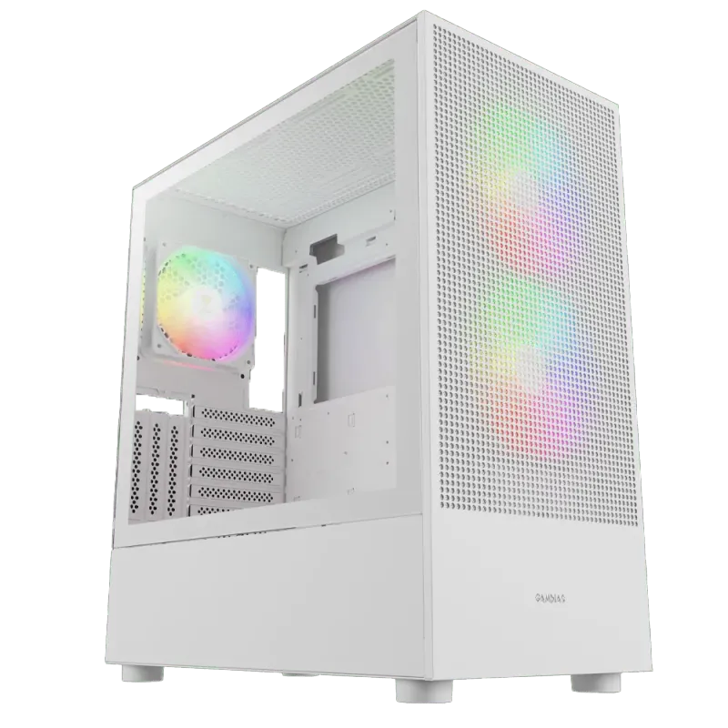 Gamdias Talos E3 MESH Elite White Gaming Case